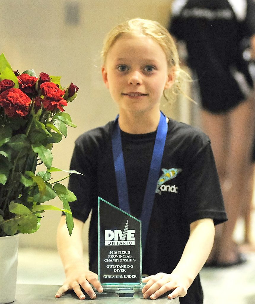 Audree Brazeau-Howes Outstanding Diver Award in Girls D